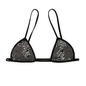 Radio Fiji Zebra Halter Bikini top. S